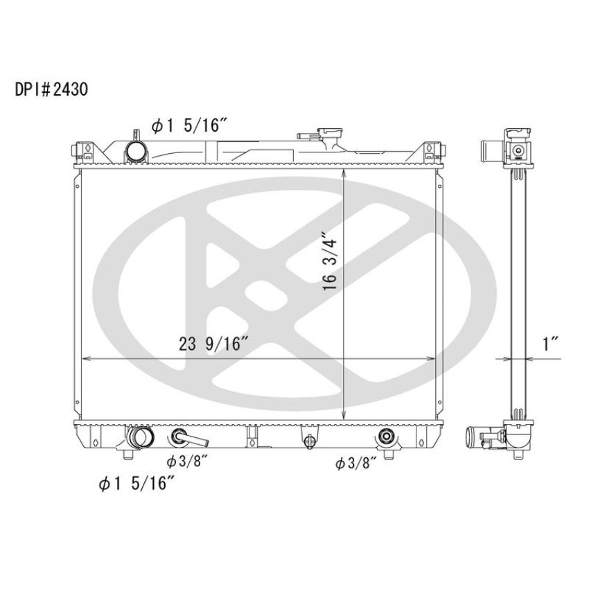 KOYORAD A2430 Koyorad Radiator A2430