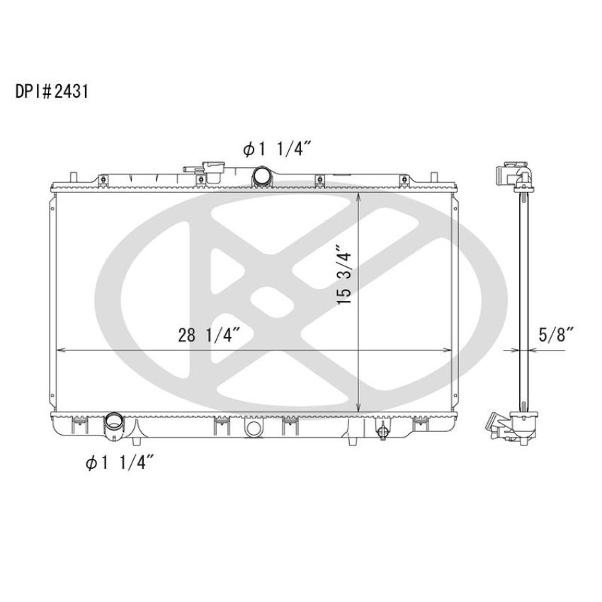 KOYORAD A2431 Koyorad Radiator A2431
