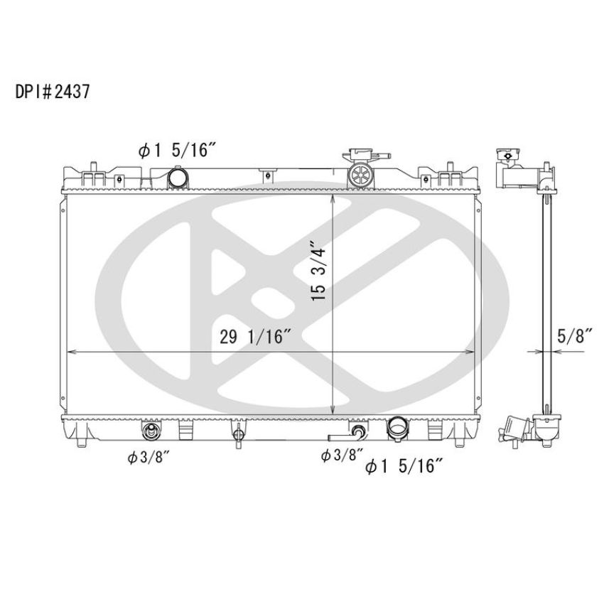 KOYORAD A2437 Koyorad Radiator A2437