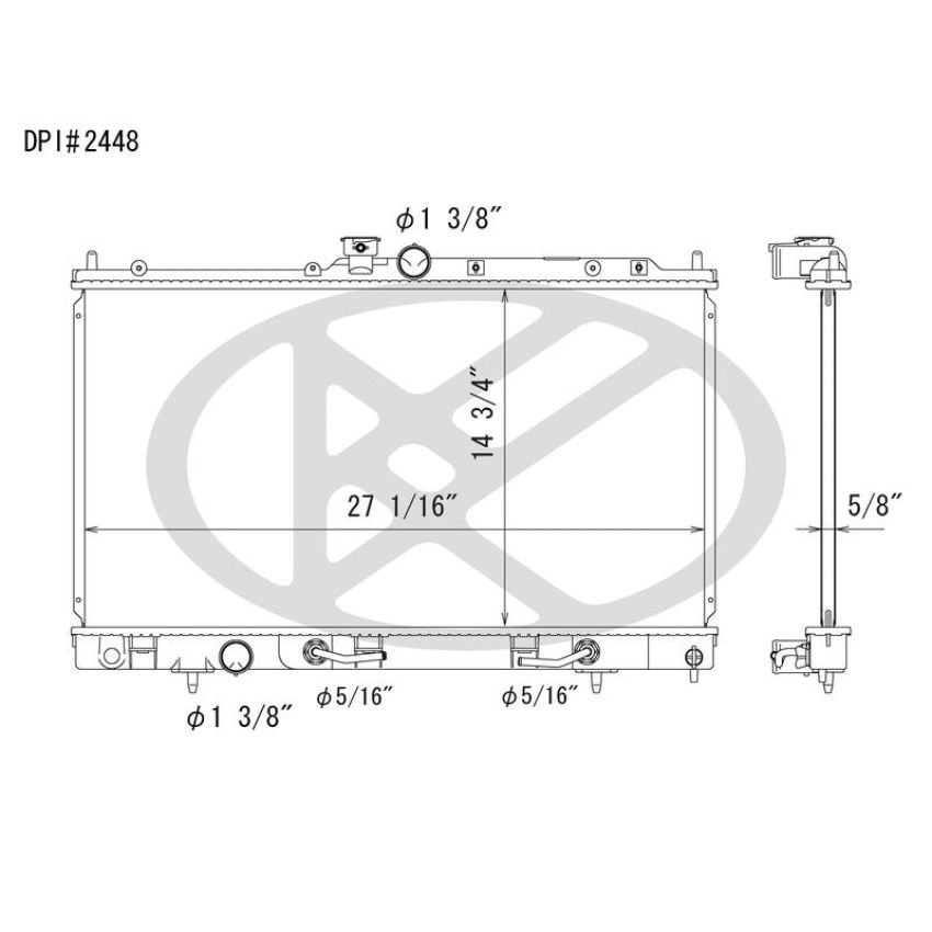 KOYORAD A2448 Koyorad Radiator A2448