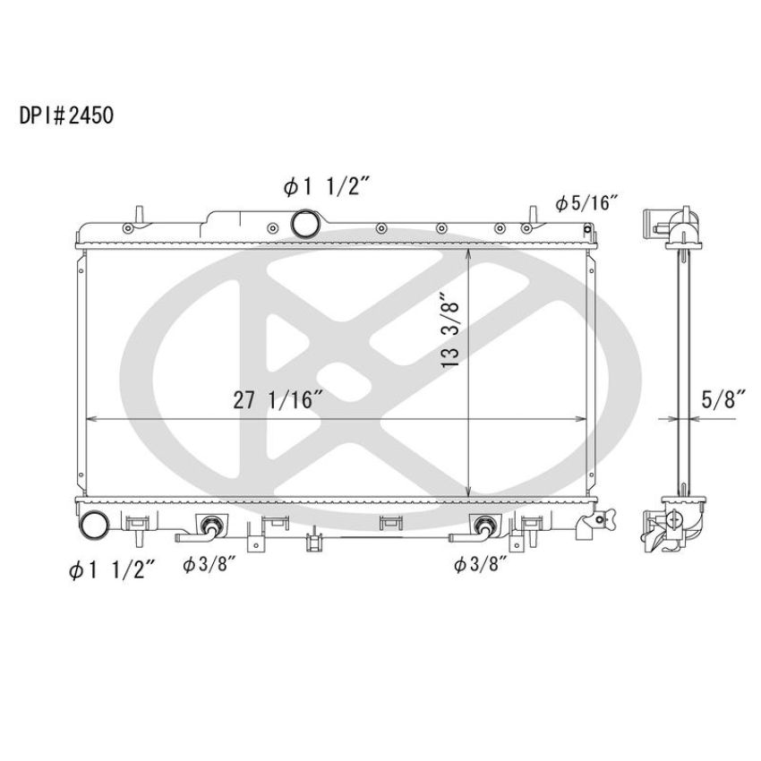 KOYORAD A2450 Koyorad Radiator A2450