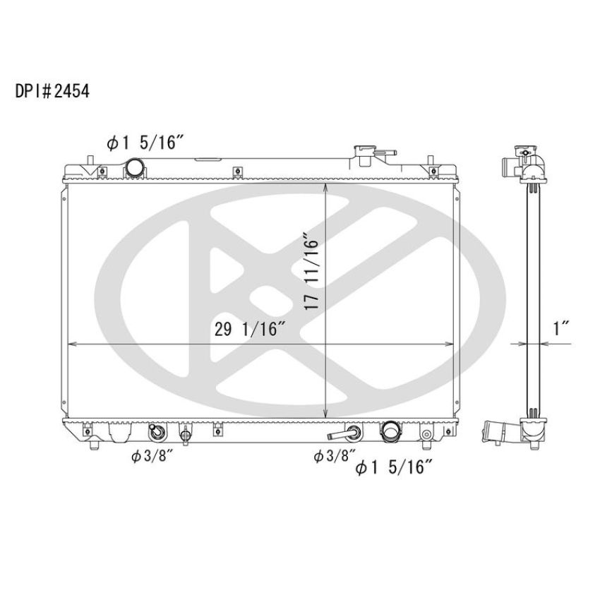 KOYORAD A2454 Koyorad Radiator A2454