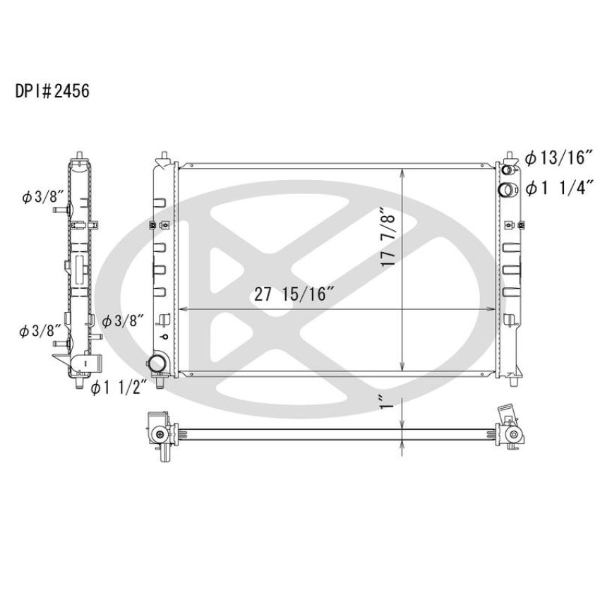 KOYORAD A2456 Koyorad Radiator A2456