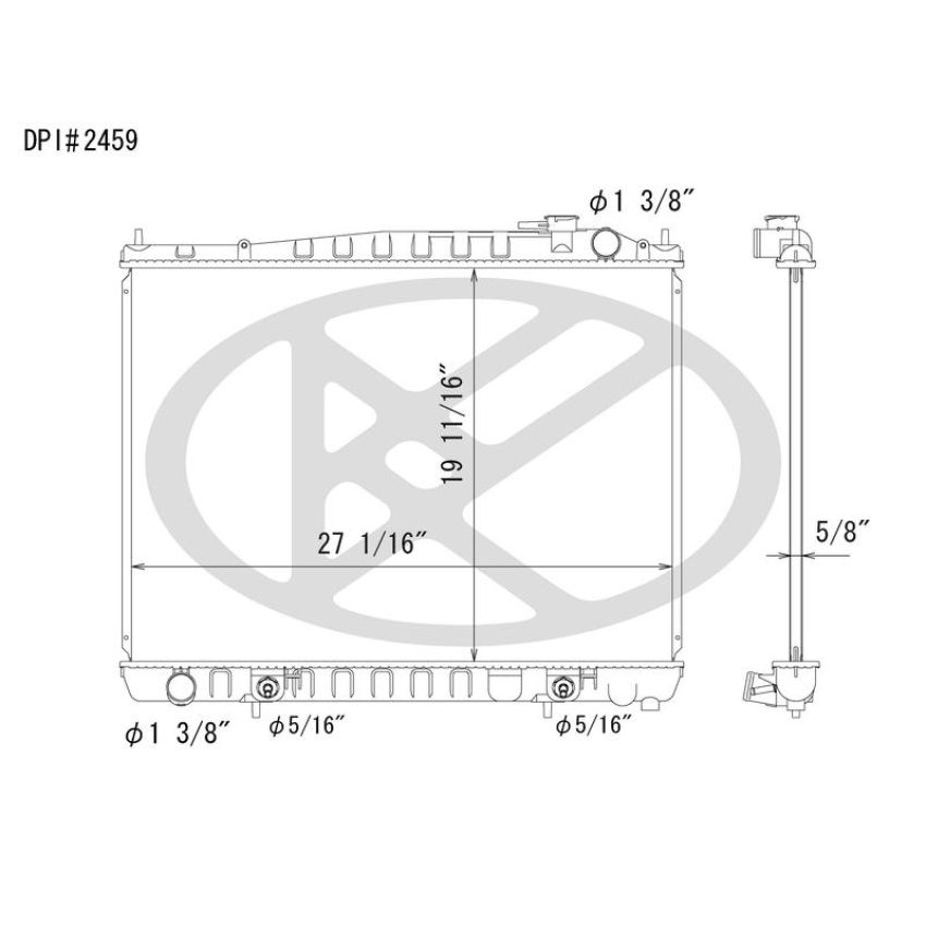 KOYORAD A2459 Koyorad Radiator A2459