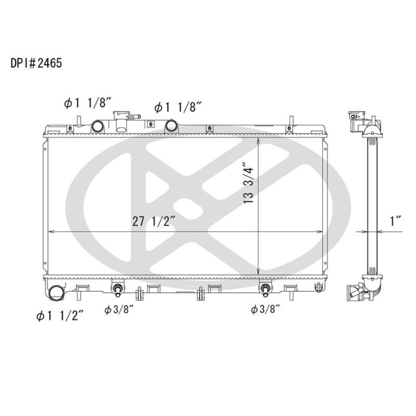 KOYORAD A2465 Koyorad Radiator A2465