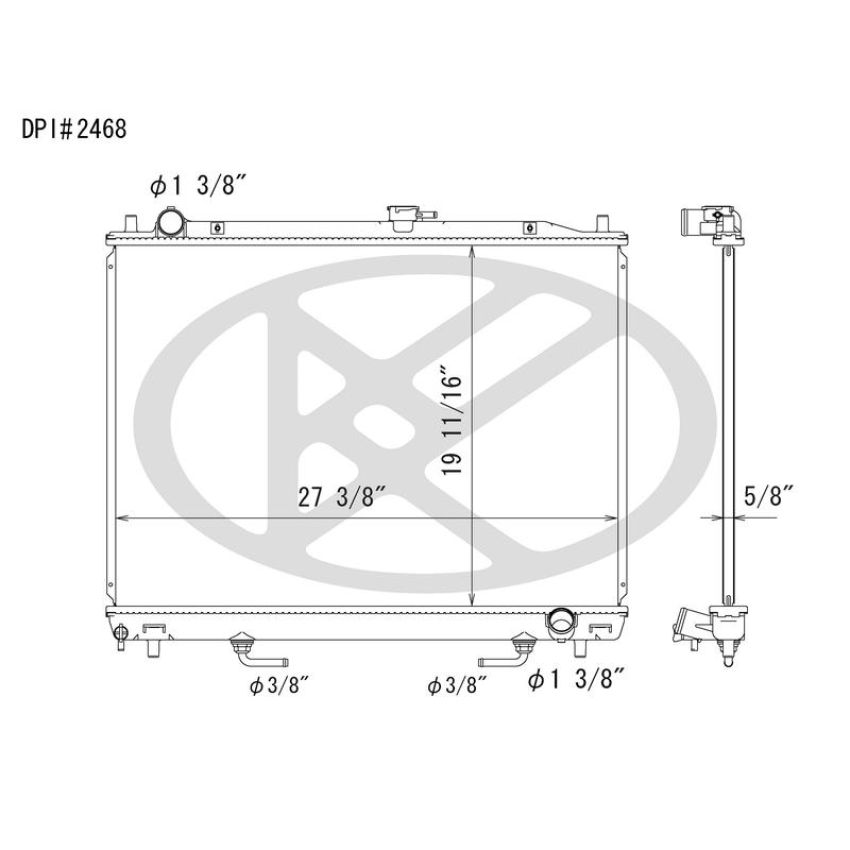 KOYORAD A2468 Koyorad Radiator A2468