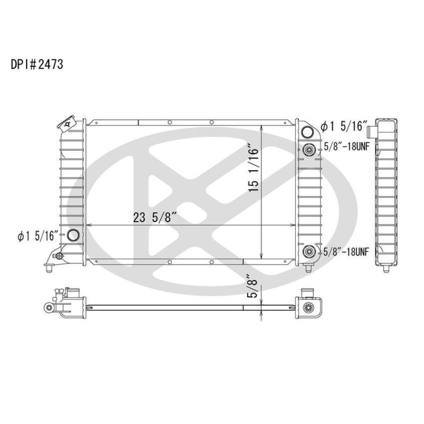 KOYORAD A2473 Koyorad Radiator A2473