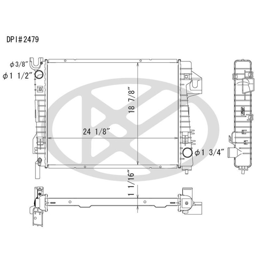 KOYORAD A2479 Koyorad Radiator A2479