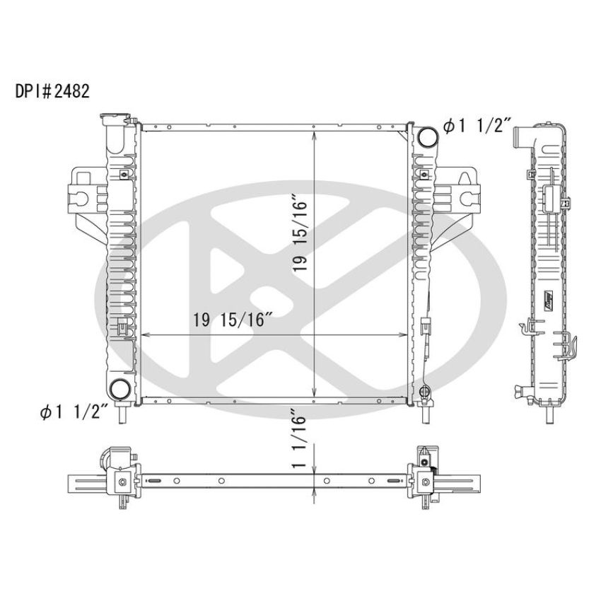 KOYORAD A2482 Koyorad Radiator A2482