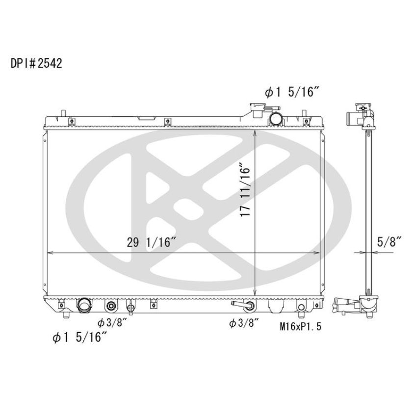KOYORAD A2542 Koyorad Radiator A2542
