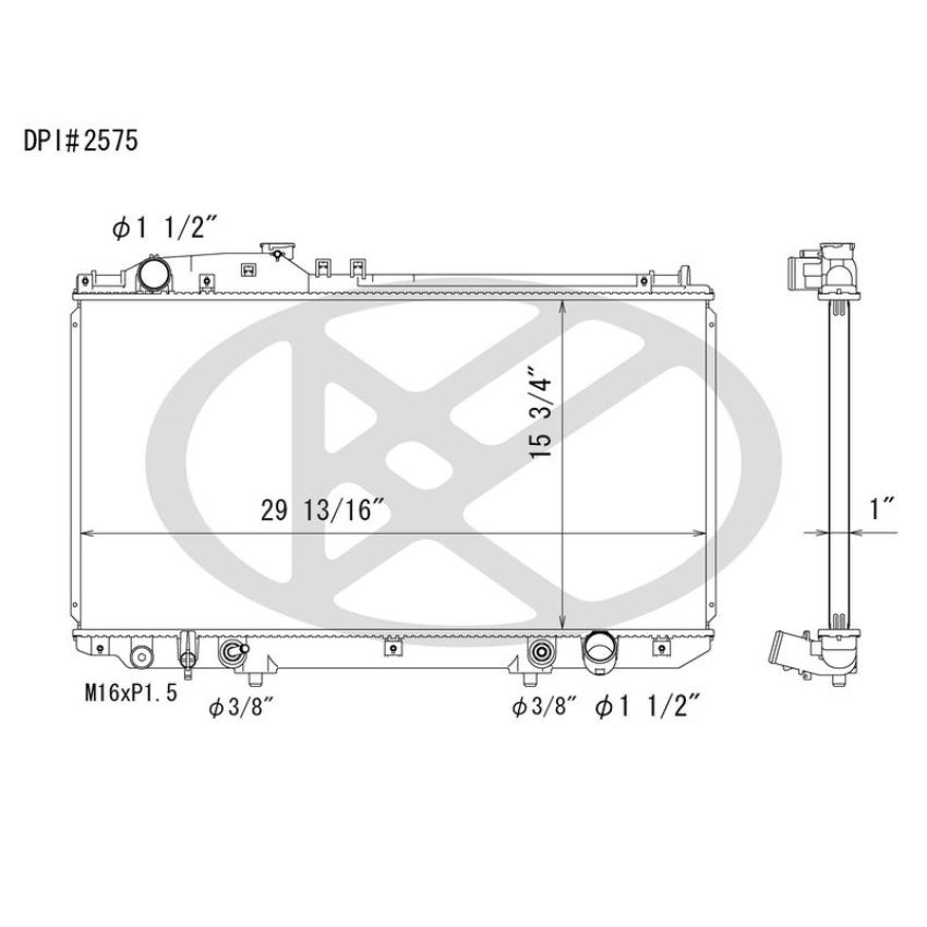 KOYORAD A2575 Koyorad Radiator A2575