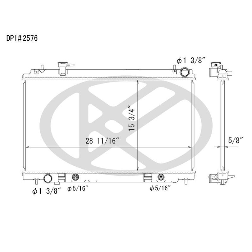 KOYORAD A2576 Koyorad Radiator A2576