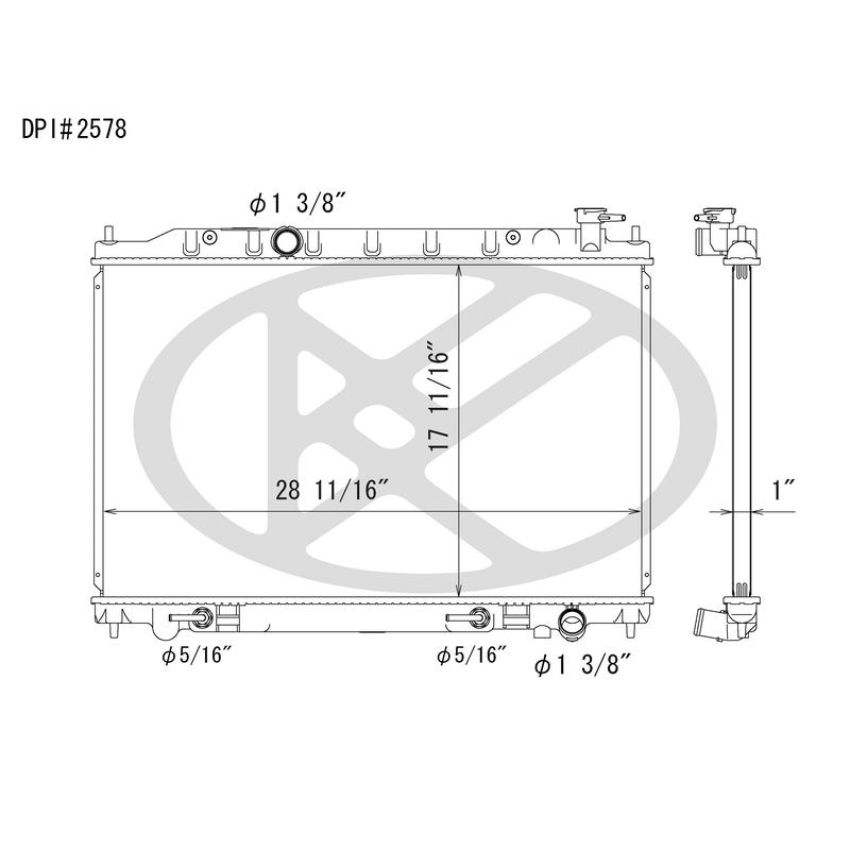 KOYORAD A2578 Koyorad Radiator A2578