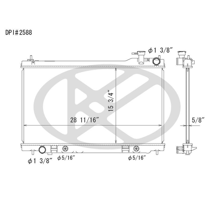 KOYORAD A2588 Koyorad Radiator A2588