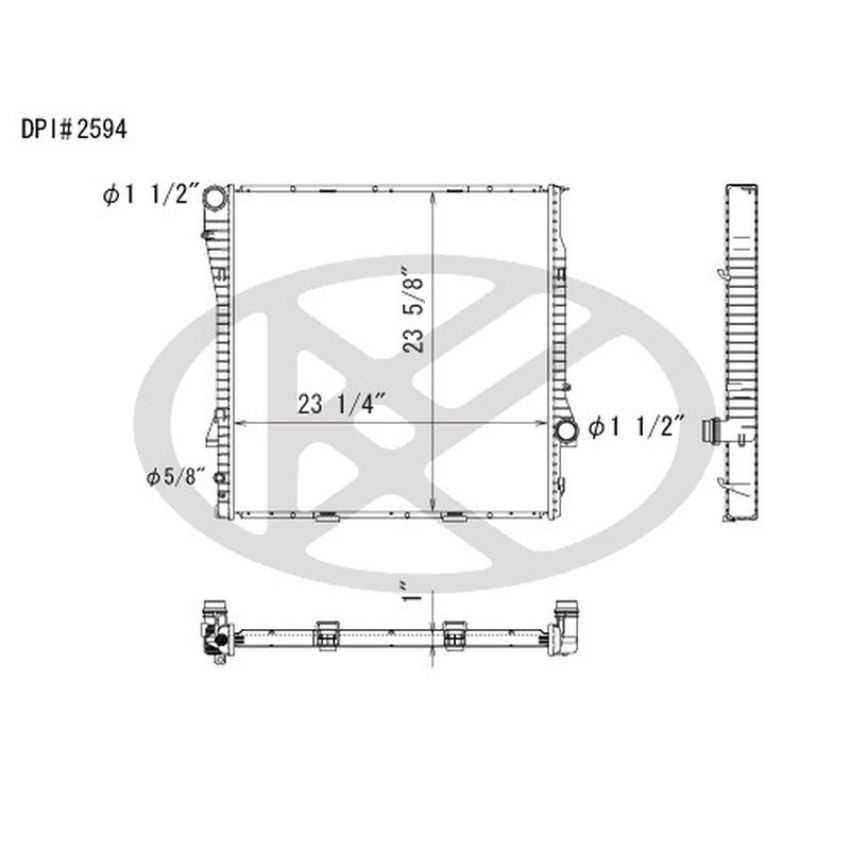 KOYORAD A2594 Koyorad Radiator A2594