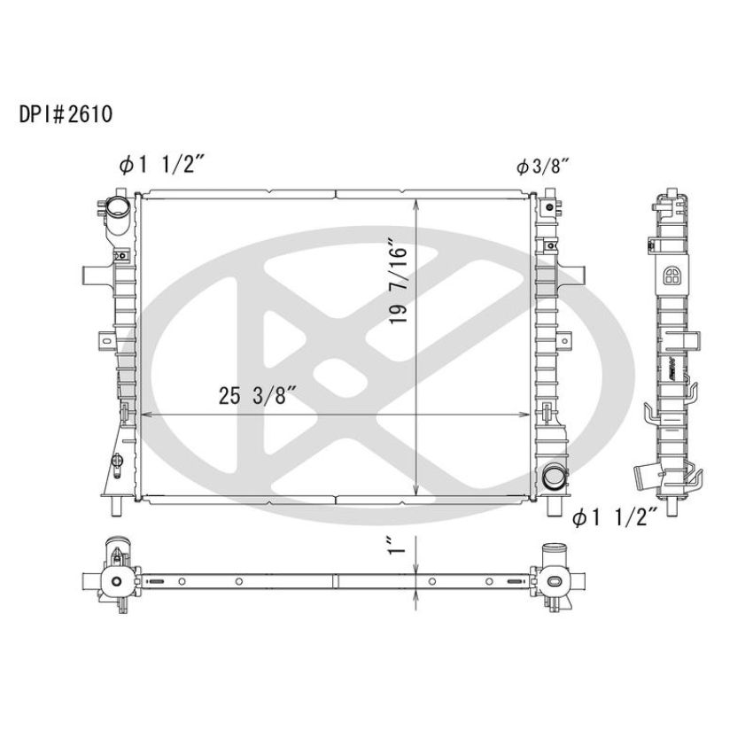 KOYORAD A2610 Koyorad Radiator A2610