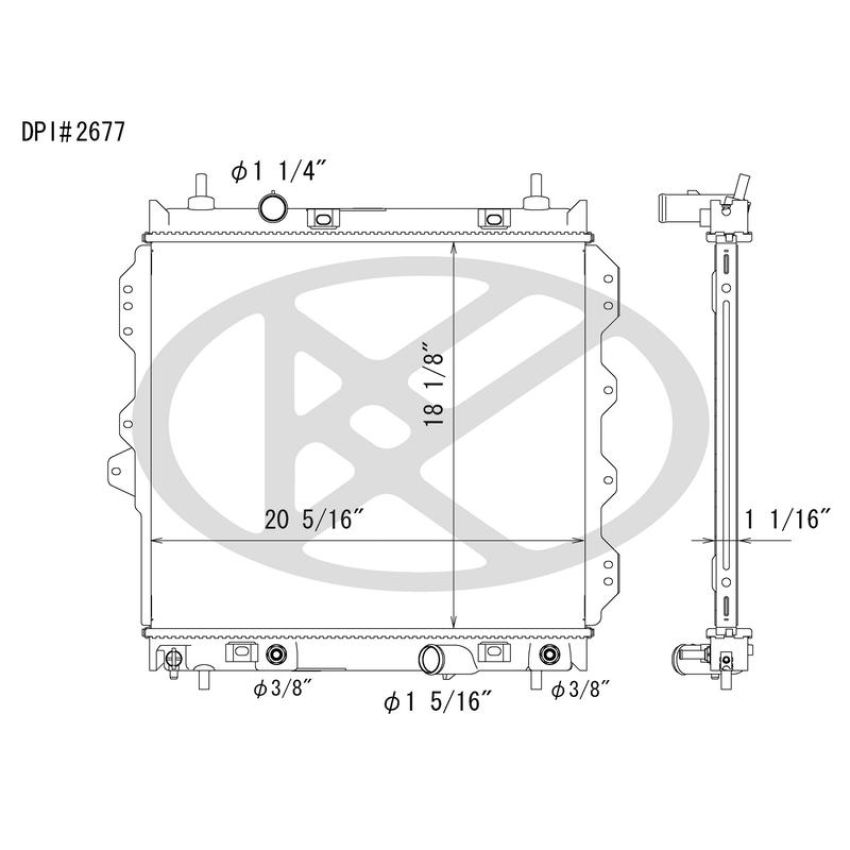 KOYORAD A2677 Koyorad Radiator A2677