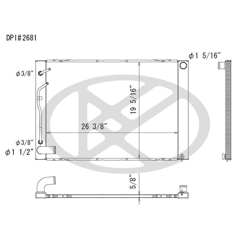 KOYORAD A2681 Koyorad Radiator A2681
