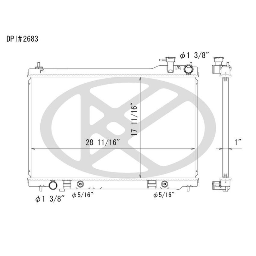 KOYORAD A2683 Koyorad Radiator A2683