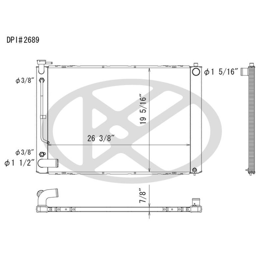 KOYORAD A2689 Koyorad Radiator A2689