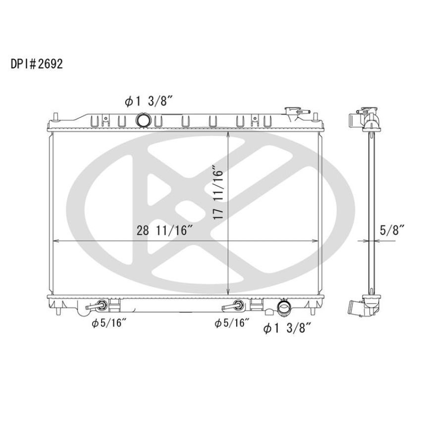 KOYORAD A2692 Koyorad Radiator A2692