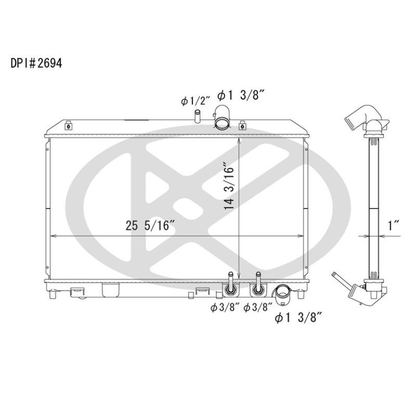 KOYORAD A2694 Koyorad Radiator A2694