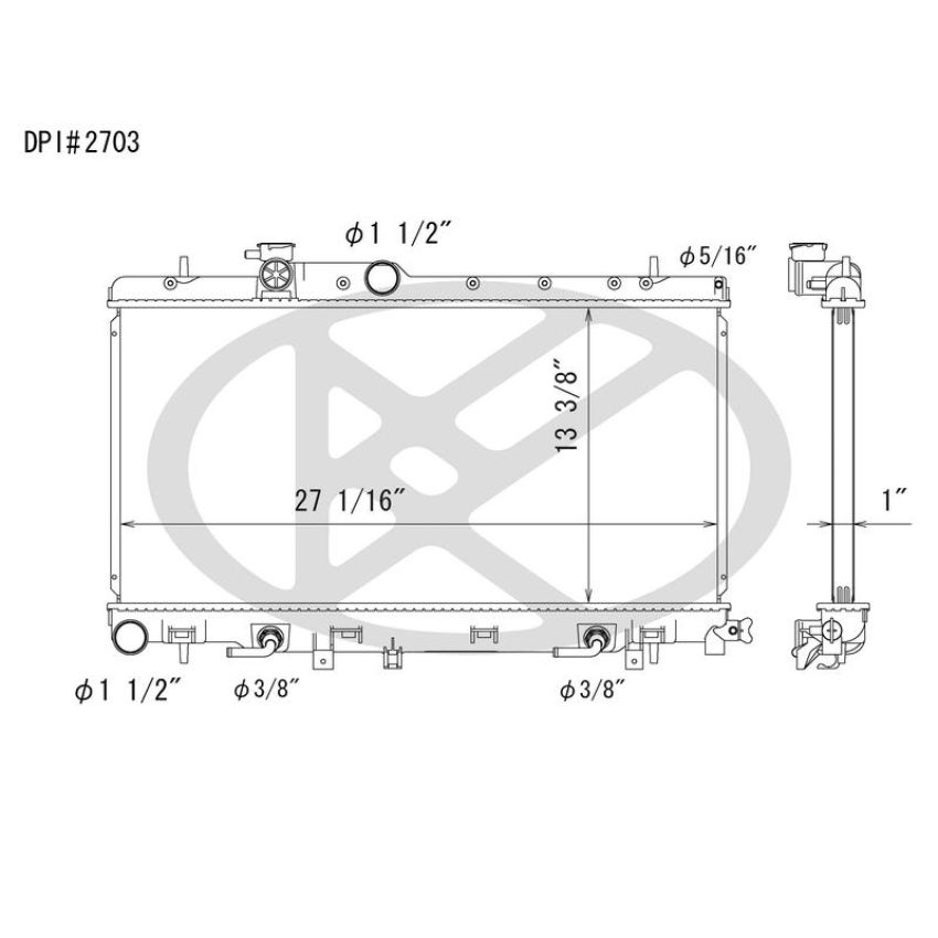 KOYORAD A2703 Koyorad Radiator A2703