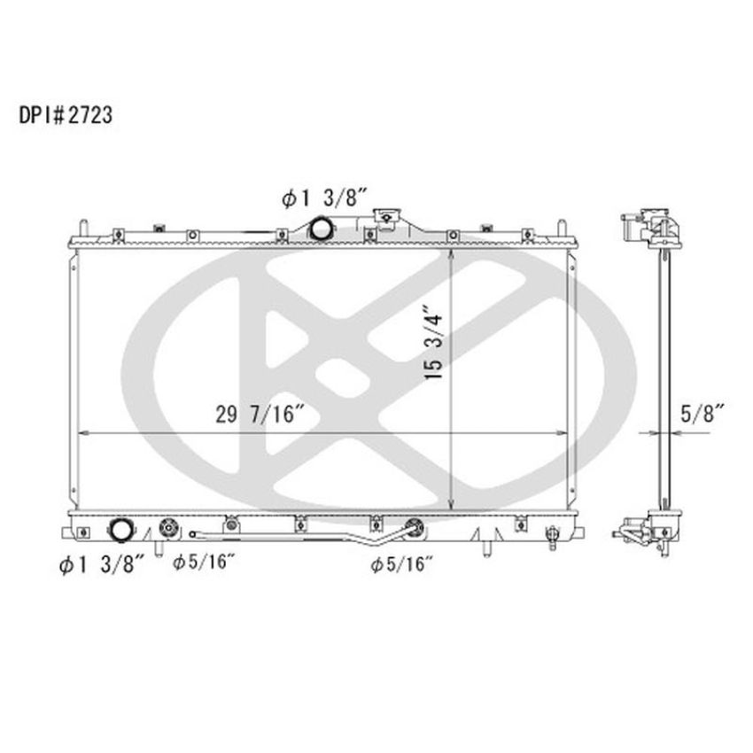 KOYORAD A2723 Koyorad Radiator A2723