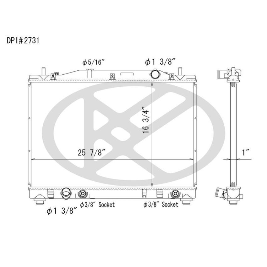 KOYORAD A2731 Koyorad Radiator A2731