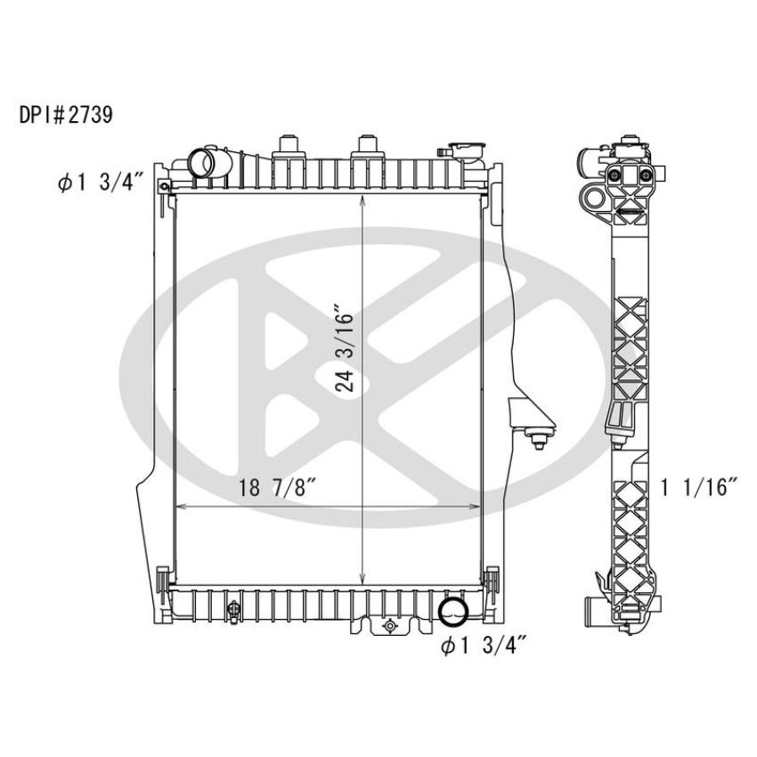 KOYORAD A2739 Koyorad Radiator A2739