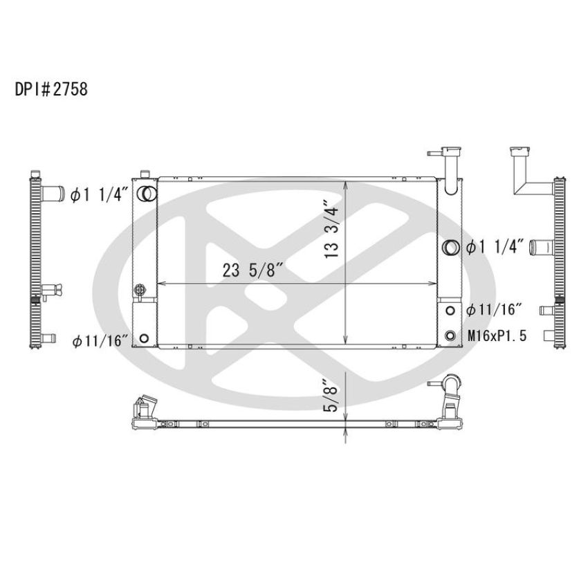 KOYORAD A2758 Koyorad Radiator A2758