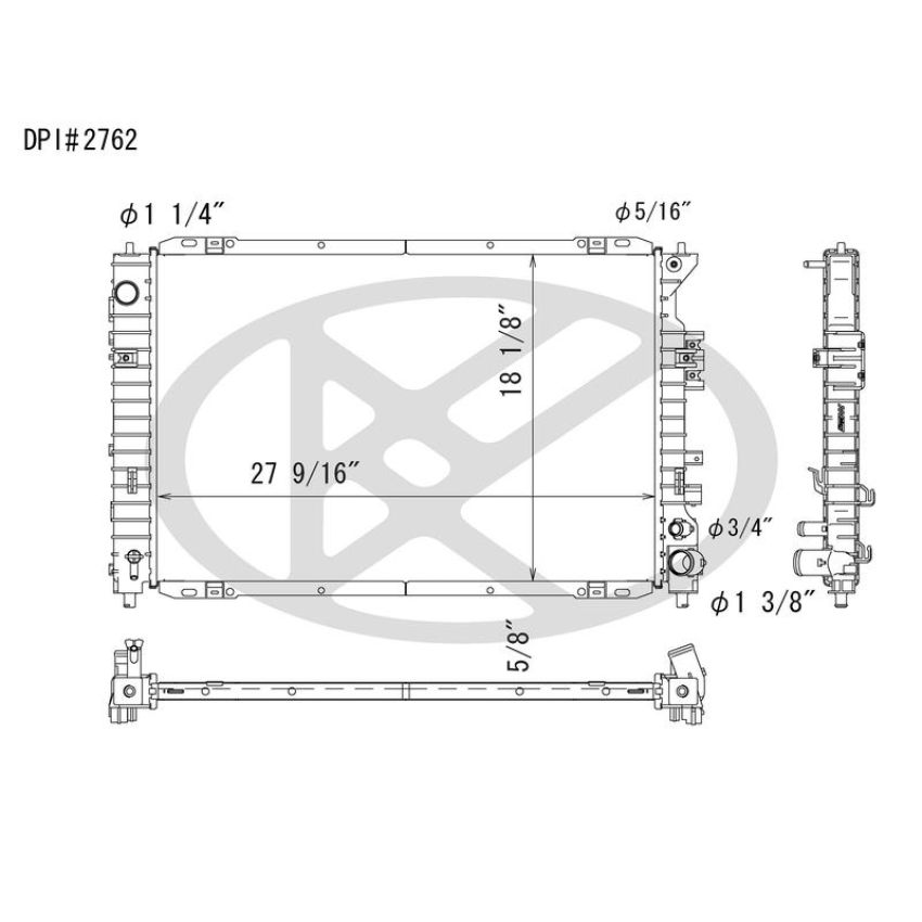 KOYORAD A2762 Koyorad Radiator A2762