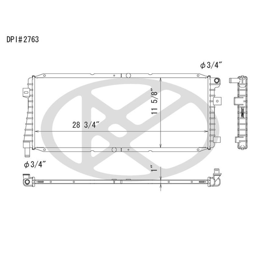 KOYORAD A2763 Koyorad Radiator A2763