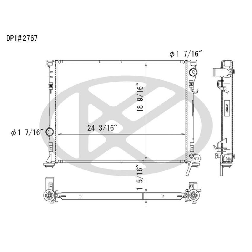 KOYORAD A2767 Koyorad Radiator A2767