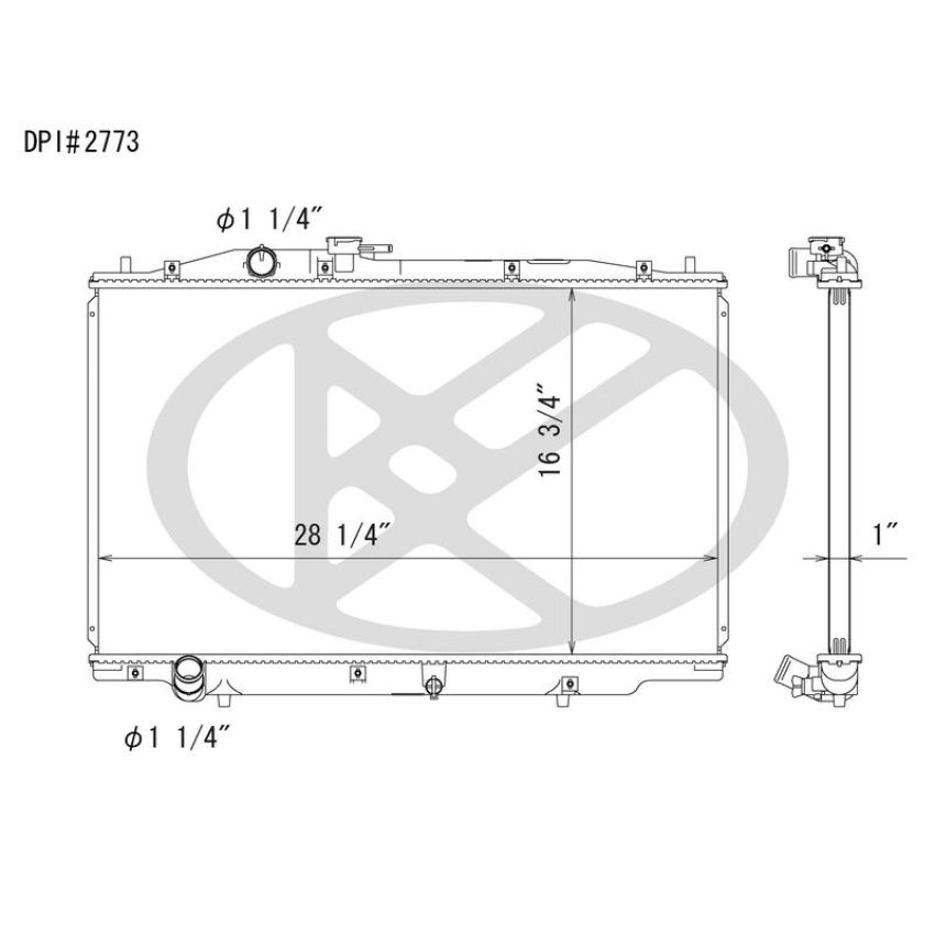 KOYORAD A2773 Koyorad Radiator A2773