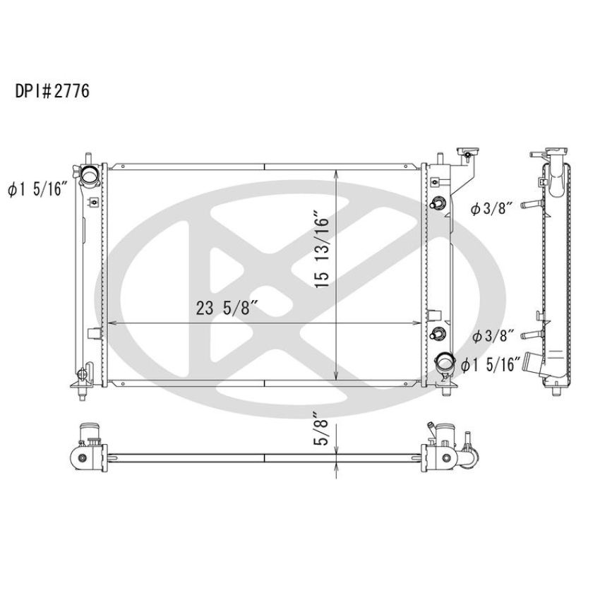 KOYORAD A2776 Koyorad Radiator A2776