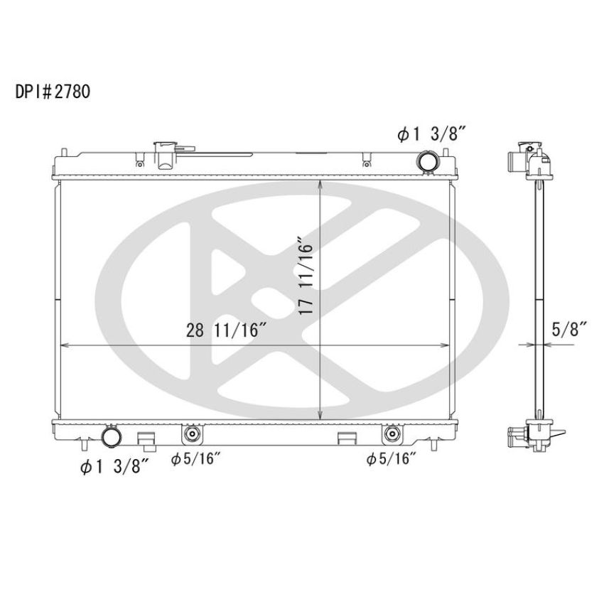 KOYORAD A2780 Koyorad Radiator A2780