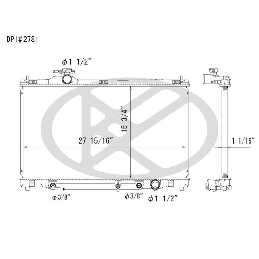 KOYORAD A2781 Koyorad Radiator A2781