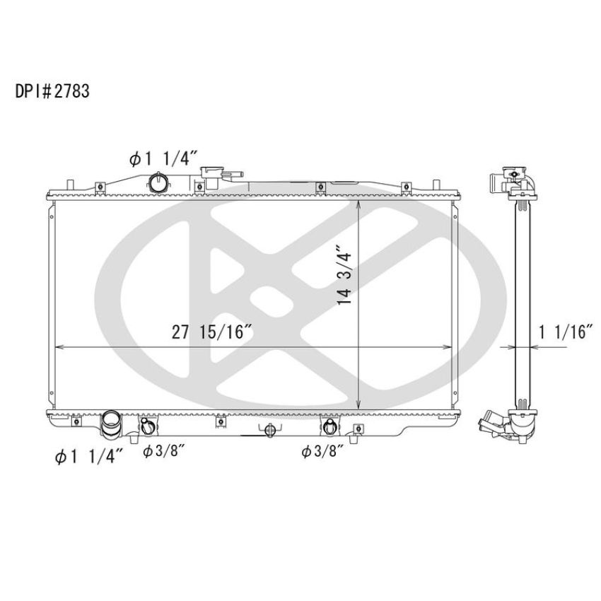 KOYORAD A2783 Koyorad Radiator A2783