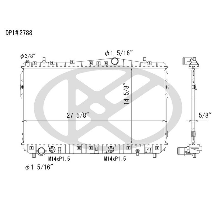 KOYORAD A2788 Koyorad Radiator A2788