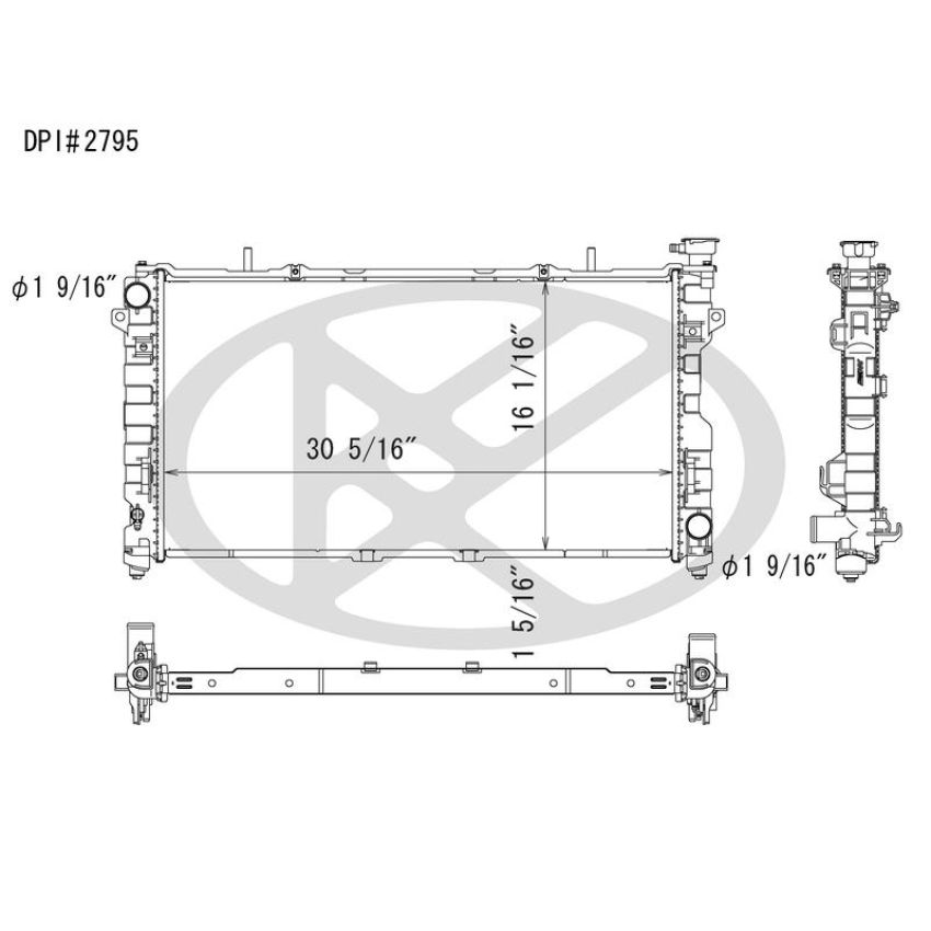 KOYORAD A2795 Koyorad Radiator A2795
