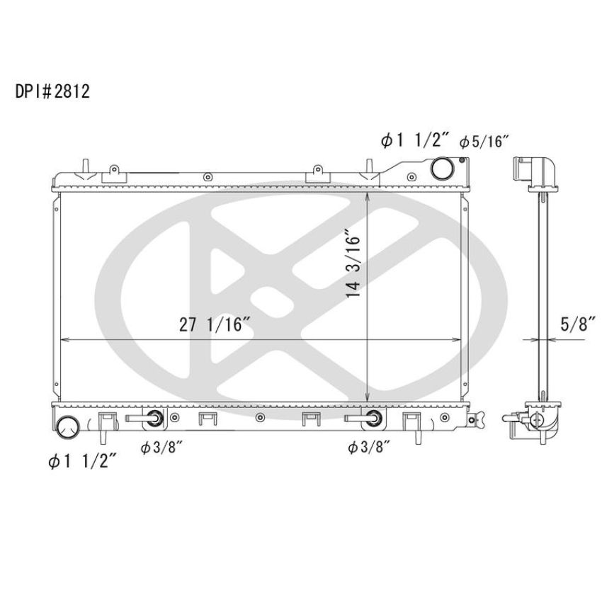 KOYORAD A2812 Koyorad Radiator A2812