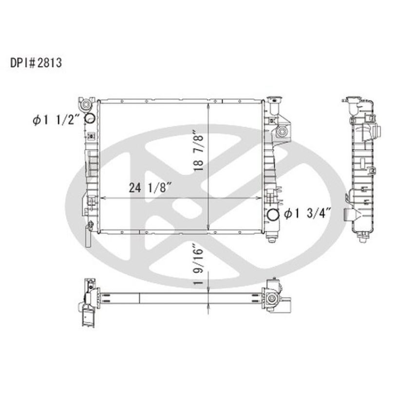 KOYORAD A2813 Koyorad Radiator A2813