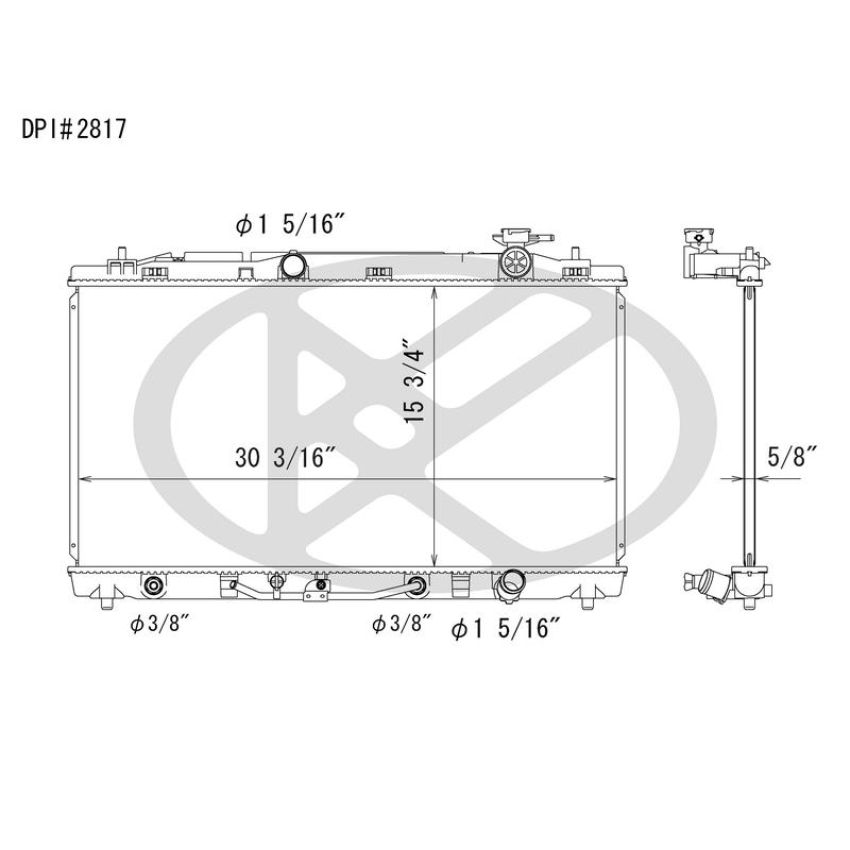 KOYORAD A2817 Koyorad Radiator A2817