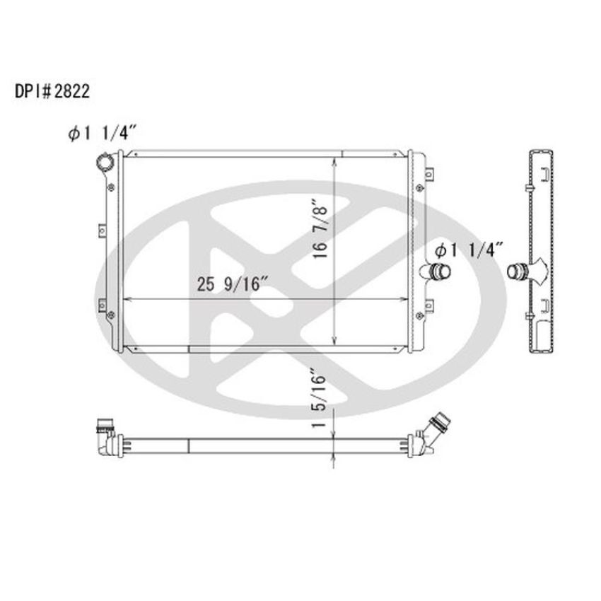 KOYORAD A2822 Koyorad Radiator A2822