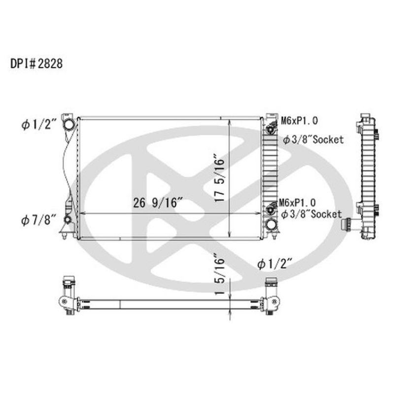 KOYORAD A2828 Koyorad Radiator A2828
