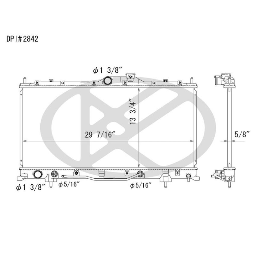 KOYORAD A2842 Koyorad Radiator A2842