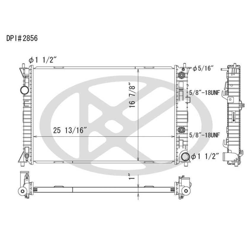 KOYORAD A2856 Koyorad Radiator A2856
