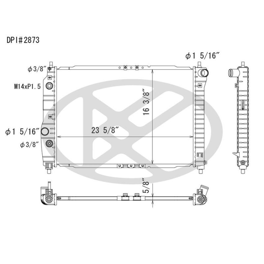 KOYORAD A2873 Koyorad Radiator A2873