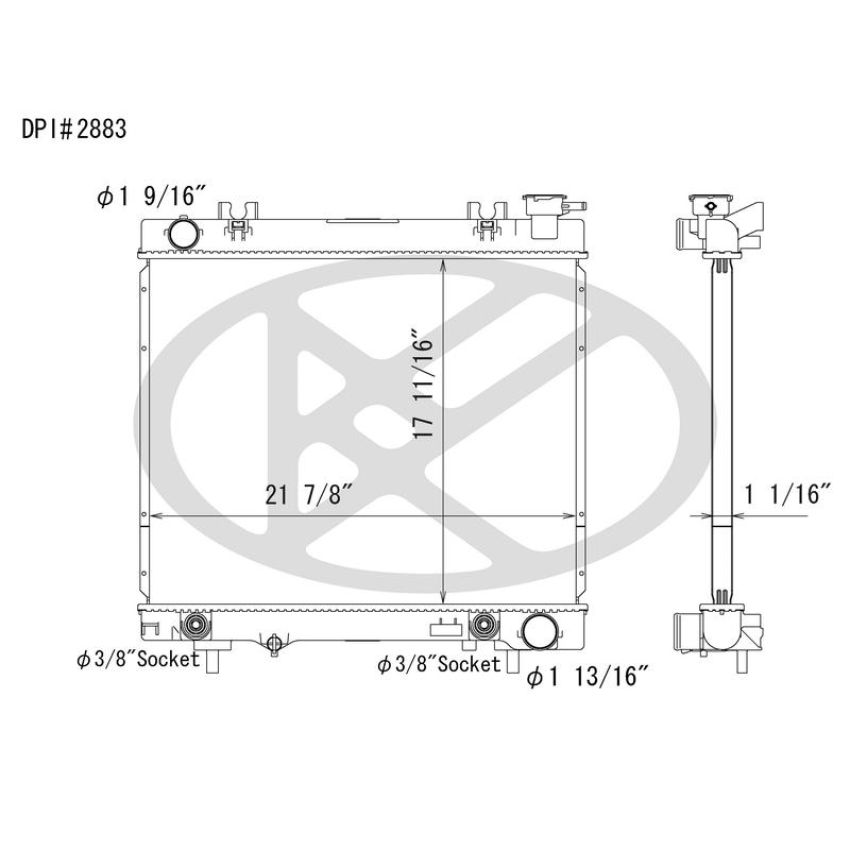 KOYORAD A2883 Koyorad Radiator A2883